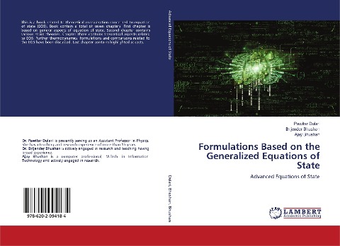 Formulations Based on the Generalized Equations of State: Advanced Equations of State