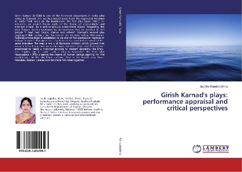 Girish Karnads plays: performance appraisal and critical perspectives
