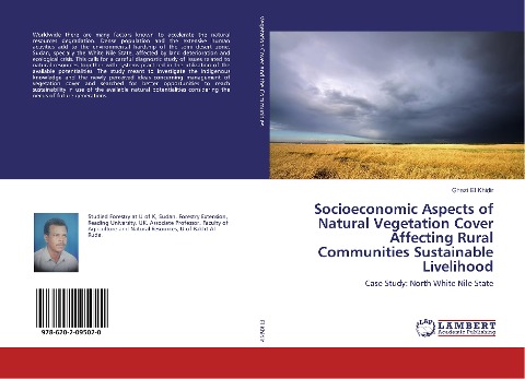 Socioeconomic Aspects of Natural Vegetation Cover Affecting Rural Communities Sustainable Livelihood: Case Study: North White Nile State
