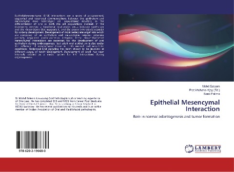 Epithelial Mesencymal Interaction: Role in normal odontogenesis and tumor formation