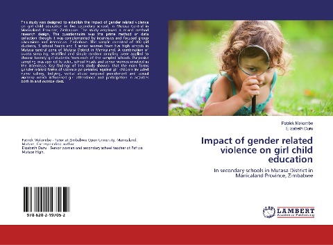 Impact of gender related violence on girl child education: In secondary schools in Mutasa District in Manicaland Province, Zimbabwe