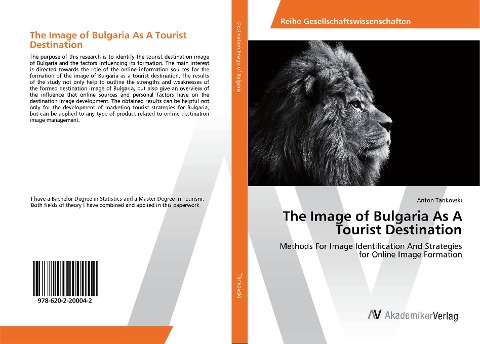 The Image of Bulgaria As A Tourist Destination: Methods For Image Identification And Strategies for Online Image Formation