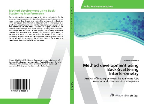 Method development using Back-Scattering Interferometry: Analysis of binding between the adenosine A2A receptor and three selective antagonists