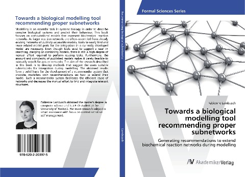 Towards a biological modelling tool recommending proper subnetworks: Generating recommendations to extend biochemical reaction networks during modelling