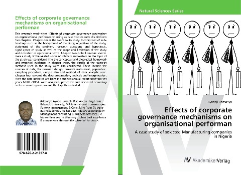 Effects of corporate governance mechanisms on organisational performan: A case study of selected Manufacturing companies in Nigeria