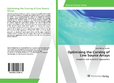 Optimising the Curving of Line Source Arrays: Analytical and numerical approaches