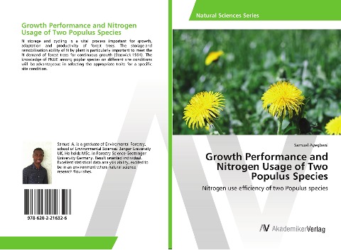 Growth Performance and Nitrogen Usage of Two Populus Species: Nitrogen use efficiency of two Populus species