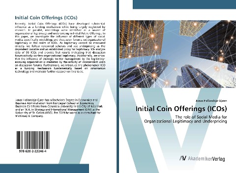 Initial Coin Offerings (ICOs): The role of Social Media for Organizational Legitimacy and Underpricing
