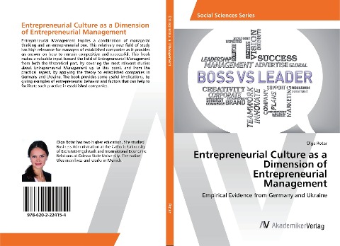 Entrepreneurial Culture as a Dimension of Entrepreneurial Management: Empirical Evidence from Germany and Ukraine