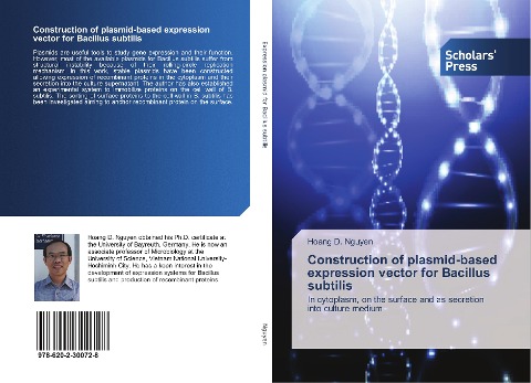 Construction of plasmid-based expression vector for Bacillus subtilis: In cytoplasm, on the surface and as secretion into culture medium