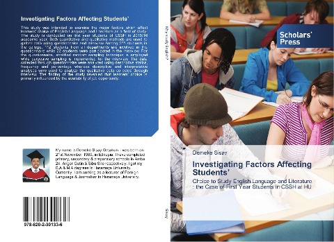 Investigating Factors Affecting Students': Choice to Study English Language and Literature : the Case of First Year Students in CSSH at HU