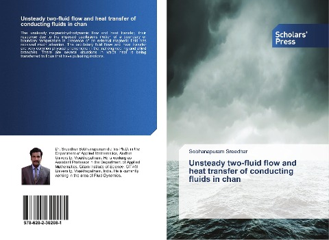 Unsteady two-fluid flow and heat transfer of conducting fluids in chan