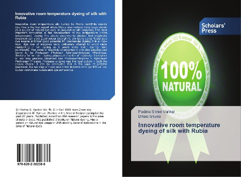 Innovative room temperature dyeing of silk with Rubia
