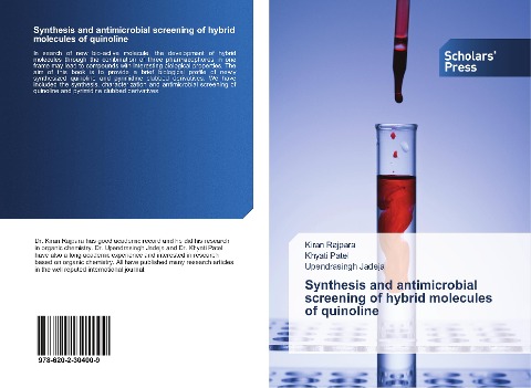 Synthesis and antimicrobial screening of hybrid molecules of quinoline