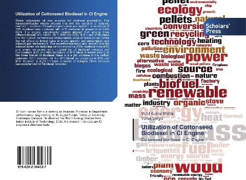 Utilization of Cottonseed Biodiesel in CI Engine: Cottonseed bio-diesel in CI Engine