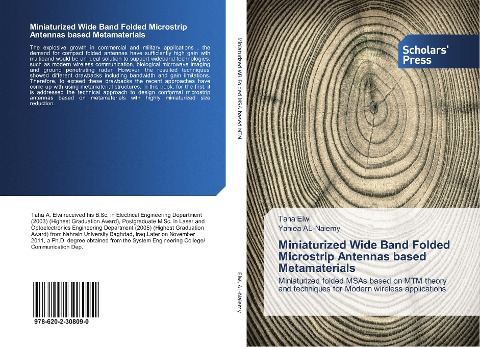 Miniaturized Wide Band Folded Microstrip Antennas based Metamaterials: Miniaturized folded MSAs based on MTM theory and techniques for Modern wireless applications