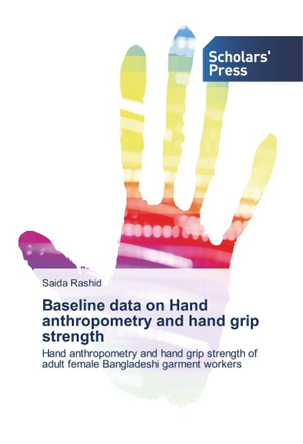 Baseline data on Hand anthropometry and hand grip strength: Hand anthropometry and hand grip strength of adult female Bangladeshi garment workers