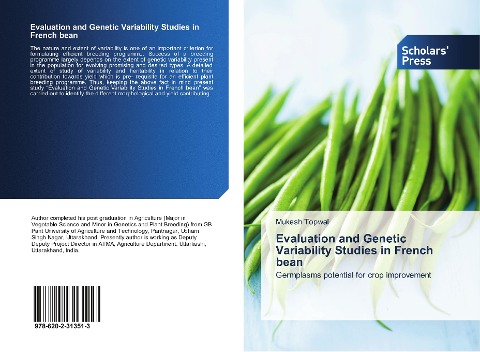 Evaluation and Genetic Variability Studies in French bean: Germplasms potential for crop improvement
