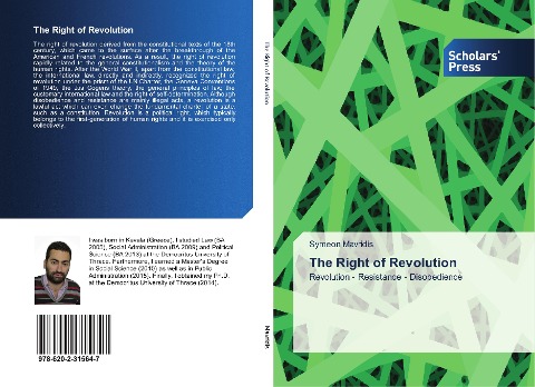 The Right of Revolution: Revolution - Resistance - Disobedience