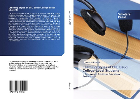 Learning Styles of EFL Saudi College-Level Students: in On-Line and Traditional Educational Environments