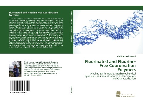 Fluorinated and Fluorine-Free Coordination Polymers: Alkaline Earth Metals, Mechanochemical Synthesis, ab initio Structures Determination, and Characterization