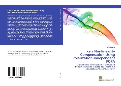 Kerr Nonlinearity Compensation Using Polarization-Independent FOPA: Experimental investigation of stimulated Brillouin scattering-induced distortions in a polarization-independent FOPA