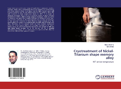 Cryotreatment of Nickel-Titanium shape memory alloy: NiTi at low temperature