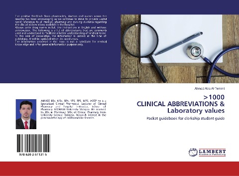>1000 CLINICAL ABBREVIATIONS & Laboratory values: Pocket guidebook for clerkship student guide