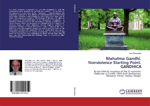 Mahatma Gandhi. Nonviolence Starting Point. GANDHICA: By the GHA 82 coauthors of the 25 countries.Dedicated to Gandhi 150th Birth Anniversary.Research. Primer. Poetics. Design.