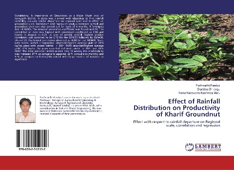 Effect of Rainfall Distribution on Productivity of Kharif Groundnut: Effect with respect to rainfall departure on Regional scale, correlation and regression