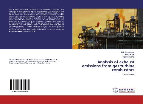 Analysis of exhaust emissions from gas turbine combustors: Gas turbine