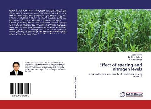 Effect of spacing and nitrogen levels: on growth, yield and quality of fodder maize (Zea mays L.)