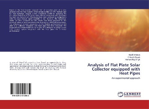 Analysis of Flat Plate Solar Collector equipped with Heat Pipes: An experimental approach