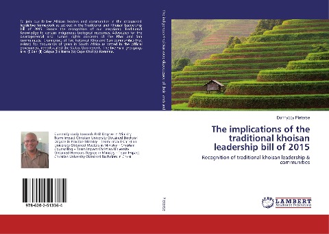 The implications of the traditional khoisan leadership bill of 2015: Recognition of traditional khoisan leadership & communities