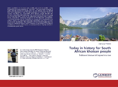 Today in history for South African khoisan people: Trditional khoisan bill signed into law