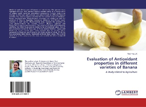 Evaluation of Antioxidant properties in different varieties of Banana: A Study related to Agriculture