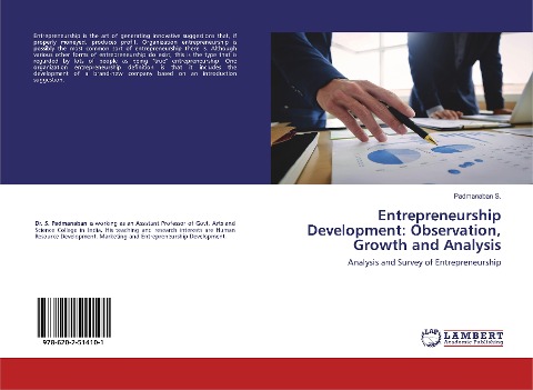 Entrepreneurship Development: Observation, Growth and Analysis: Analysis and Survey of Entrepreneurship