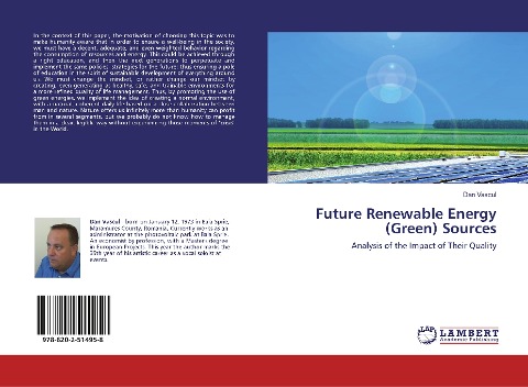 Future Renewable Energy (Green) Sources: Analysis of the Impact of Their Quality