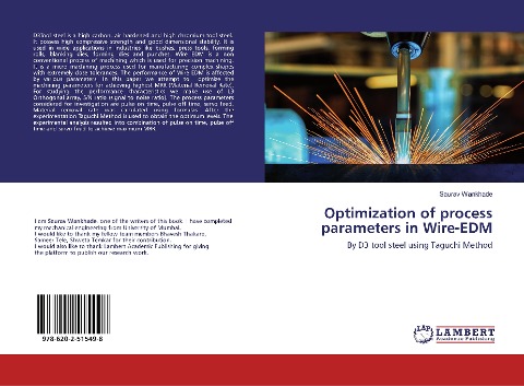 Optimization of process parameters in Wire-EDM: By D3 tool steel using Taguchi Method