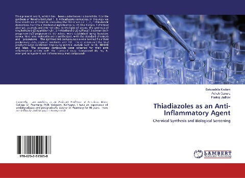 Thiadiazoles as an Anti-Inflammatory Agent: Chemical Synthesis and Biological Screening