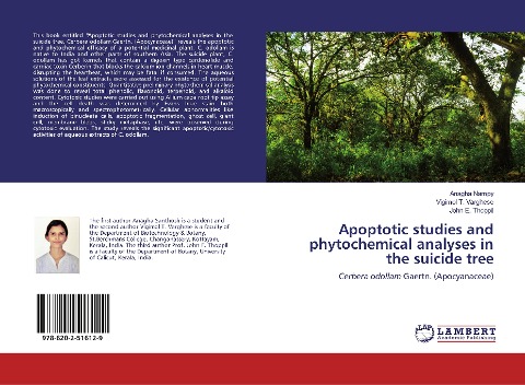 Apoptotic studies and phytochemical analyses in the suicide tree: Cerbera odollam Gaertn. (Apocyanaceae)