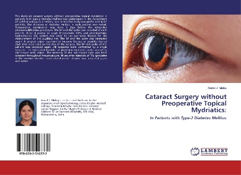Cataract Surgery without Preoperative Topical Mydriatics:: In Patients with Type-2 Diabetes Mellitus