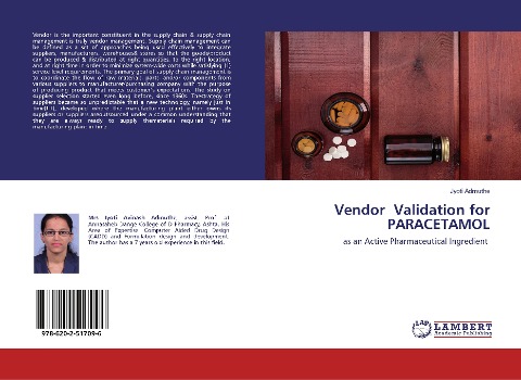 Vendor Validation for PARACETAMOL: as an Active Pharmaceutical Ingredient