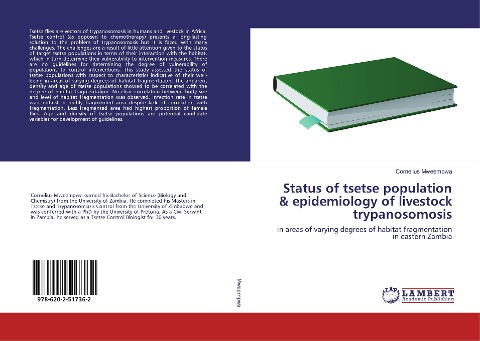 Status of tsetse population & epidemiology of livestock trypanosomosis: in areas of varying degrees of habitat fragmentation in eastern Zambia