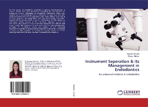 Instrument Seperation & Its Management in Endodontics: An untoward incidence in Endodontics