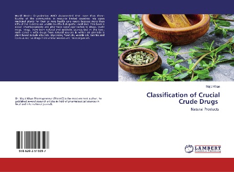 Classification of Crucial Crude Drugs: Natural Products