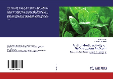 Anti diabetic activity of Heliotropium indicum: Biochemical studies on anti diabetic activity of Heliotropium indicum
