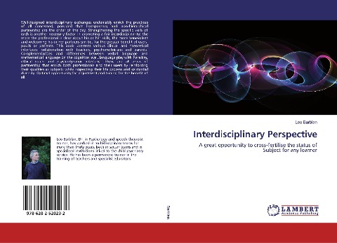 Interdisciplinary Perspective: A great opportunity to cross-fertilise the status of Subject for any learner