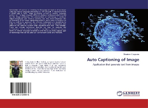 Auto Captioning of Image: Application that generate text from images