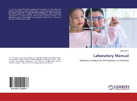 Laboratory Manual: Volumetric analysis for the beginners in chemistry